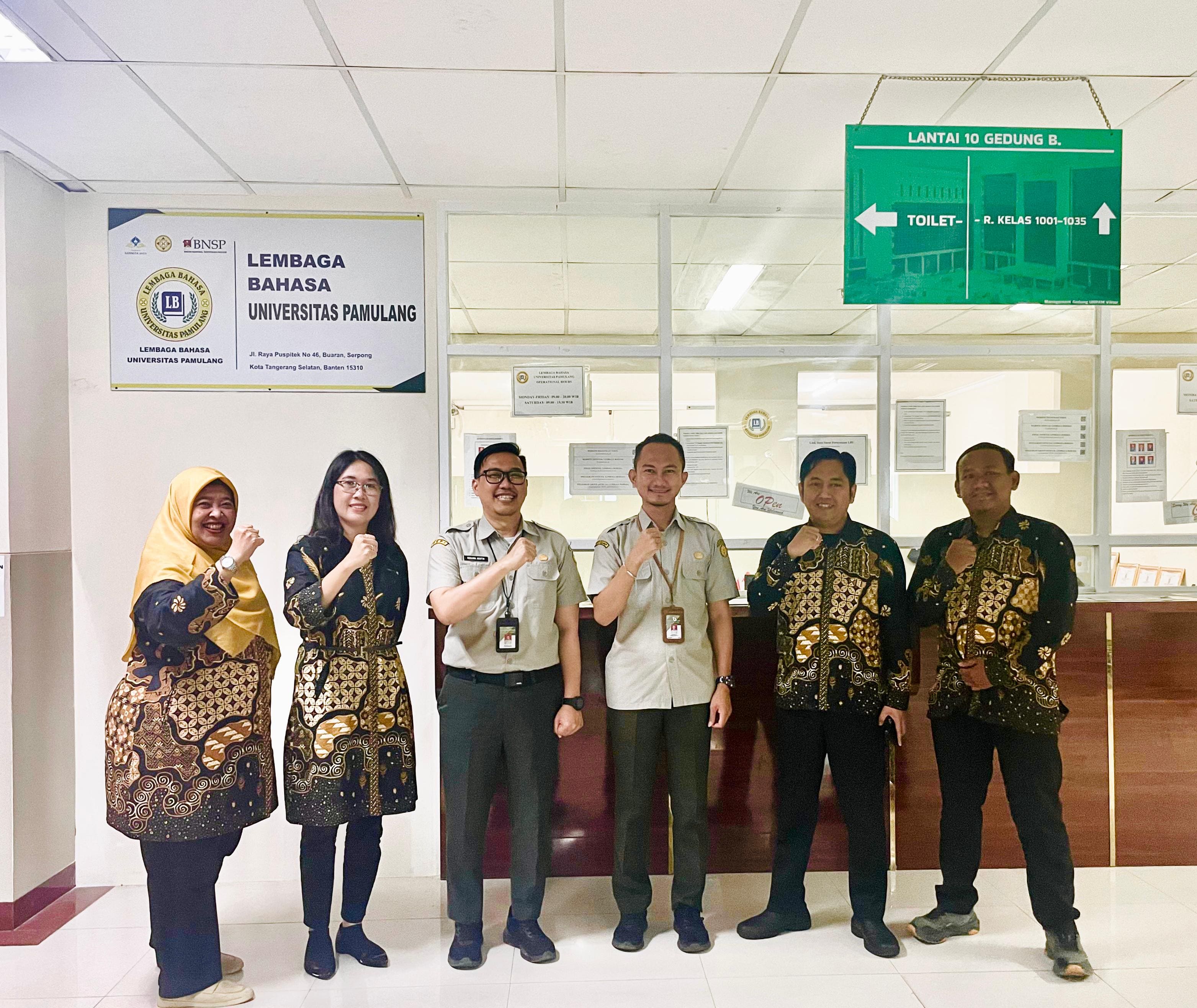 Kunjungan PEPI ke Lembaga Bahasa Universitas Pamulang Bahas Rencana Program BIPA untuk Mahasiswa Asing