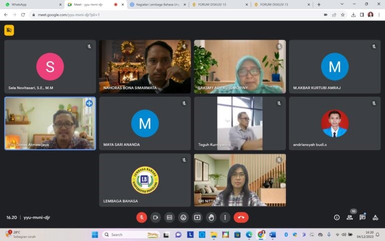 Lembaga Bahasa Sosialisasikan Program kepada Dosen Pengampu Bahasa Inggris UNPAM PSDKU