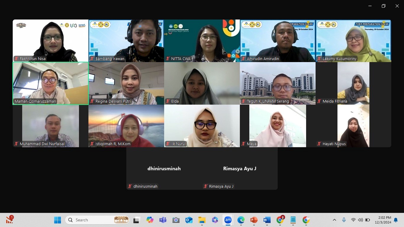 Rapat Koordinasi Pendampingan Dosen MKPT Kampus Serang
