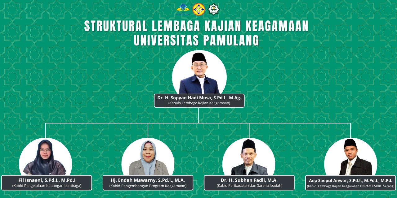 STRUKTURAL LEMBAGA KAJIAN KEAGAMAAN UNIVERSITAS PAMULANG
