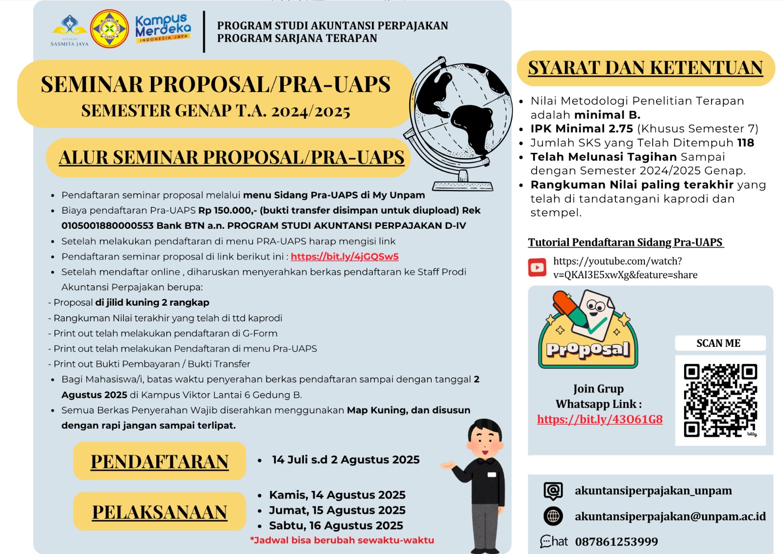 Informasi Pra - UAPS