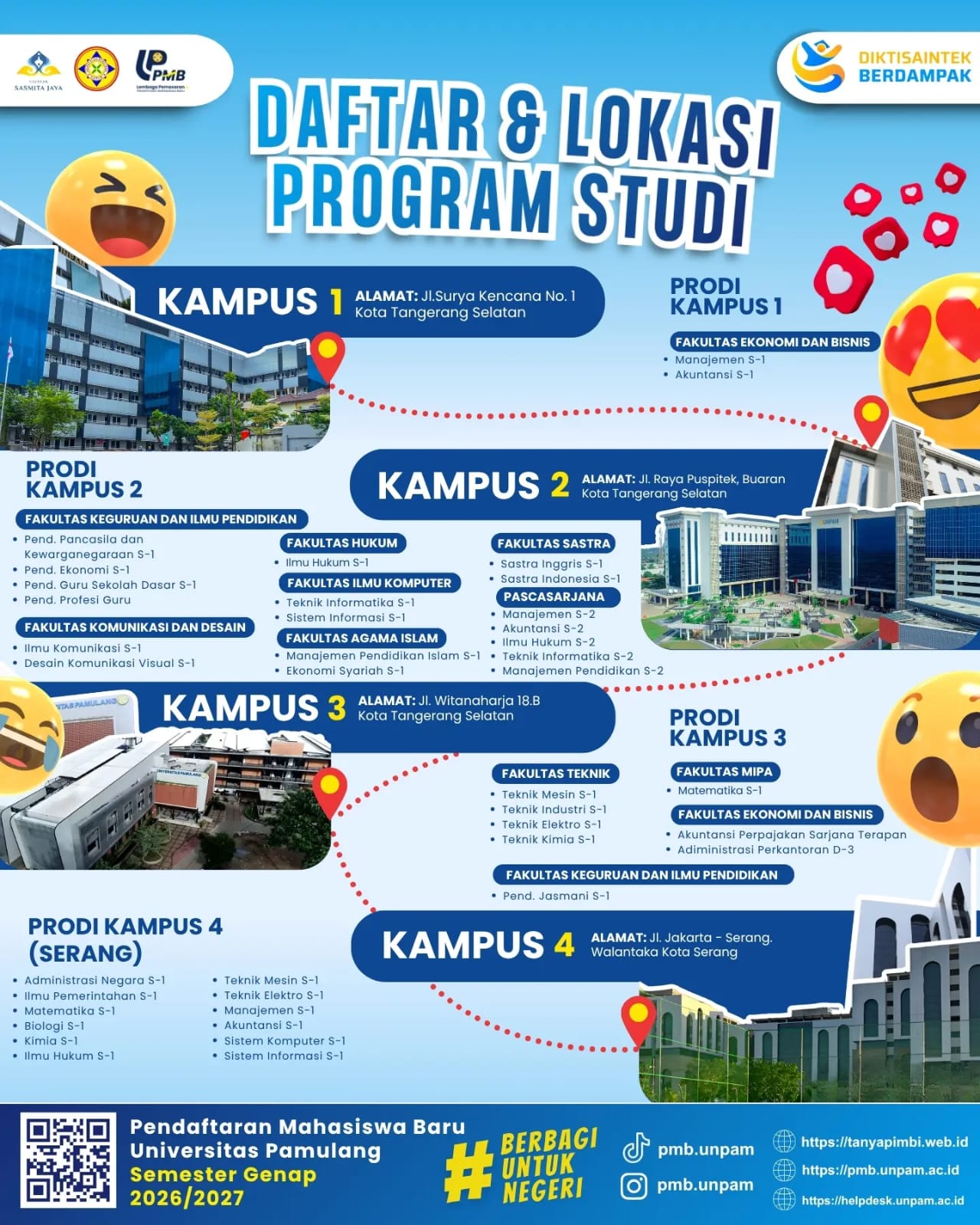 Informasi PMB UNPAM Semester Genap 2026/2027 - 3