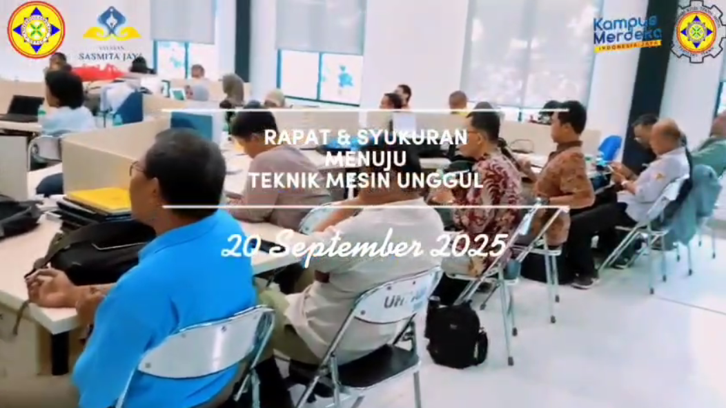 Rapat Kerja Dosen dan Syukuran Menuju Teknik Mesin Unggul - Universitas ...