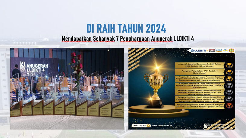 Penghargaan Anugerah LLDIKTI 4 TAHUN 2024