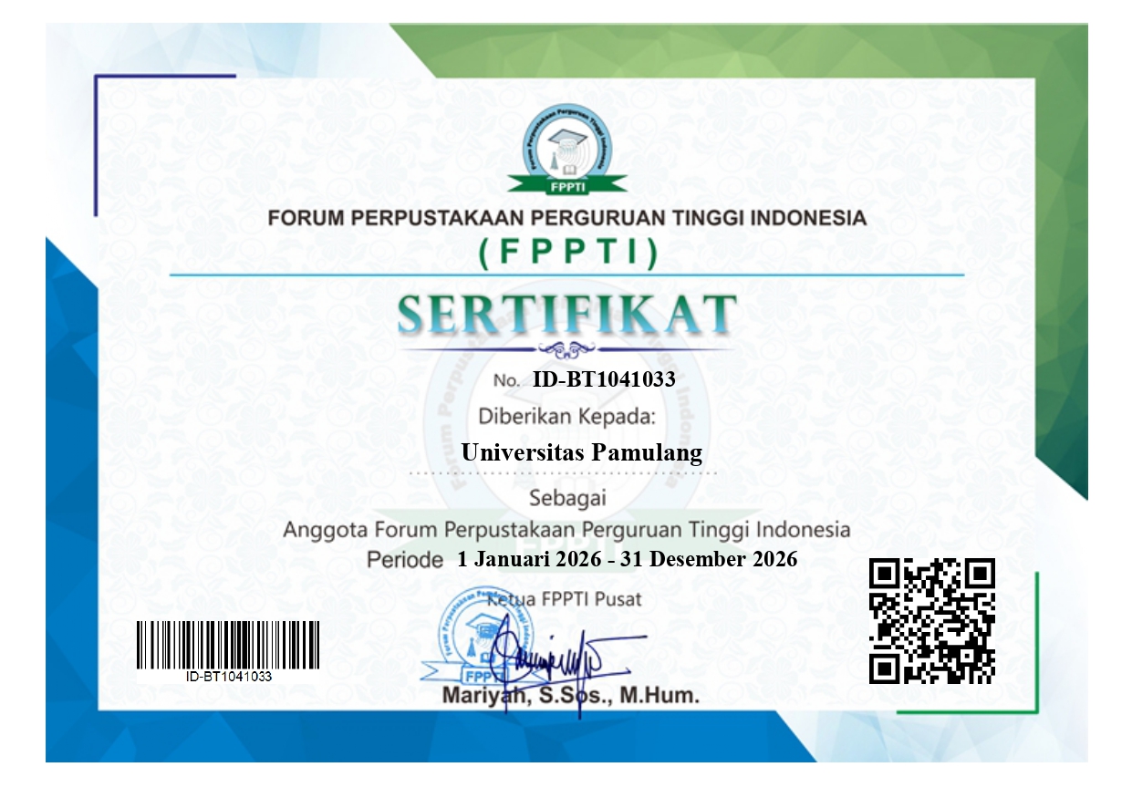 Sertifikat Keanggotaan FPPTI