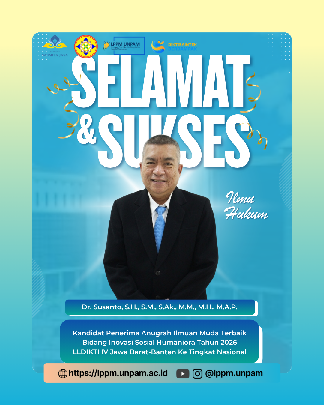 Dr. Susanto, S.H., S.M., S.Ak., M.M., M.H., M.A.P.