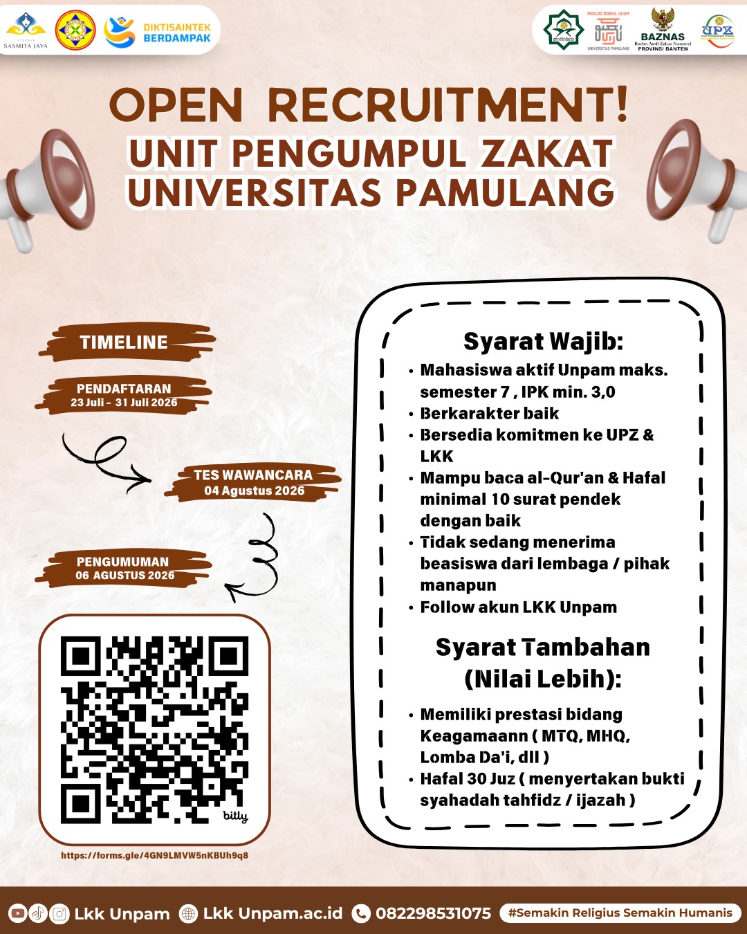 Poster Beasiswa UNPAM Cerdas